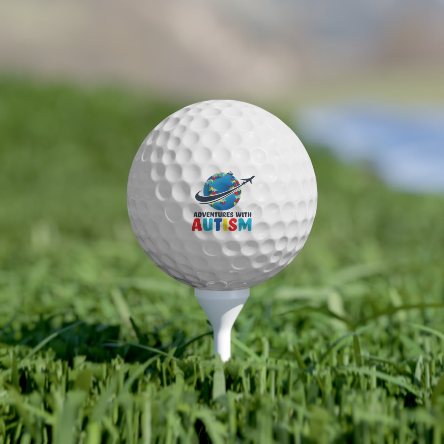 Adventures with Autism Golf Balls, 6pcs