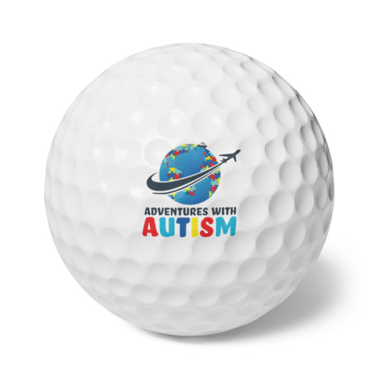 Adventures with Autism Golf Balls, 6pcs